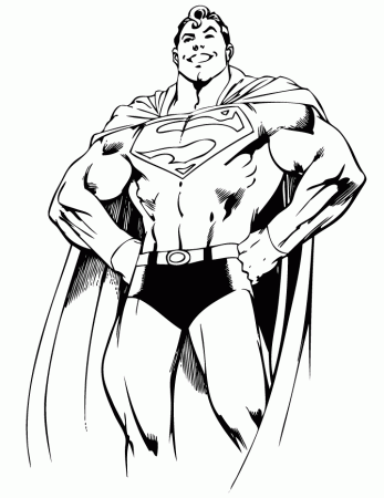 Coloring Pages of Superman | Coloring Pages