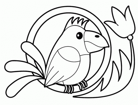 Free games for kids » Animals coloring pages for babies 57