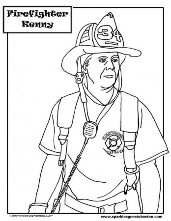 Fireman Coloring Pages | 99coloring.com