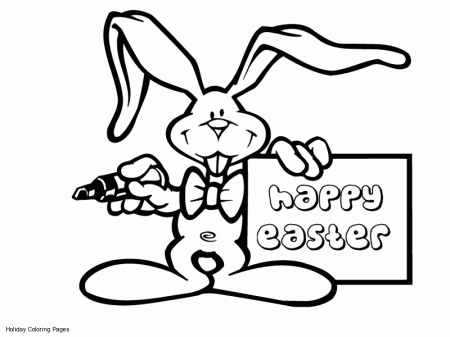 Printable Easter bunny Coloring Pages | quotes.