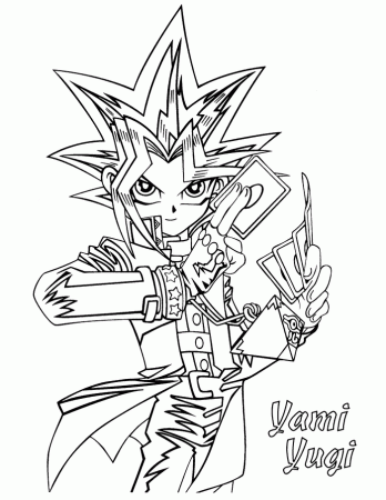 Yu-Gi-Oh Coloring Pages | Learn To Coloring