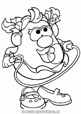 miss potato head Colouring Pages