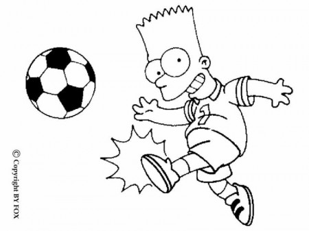 LAMINAS PARA COLOREAR - COLORING PAGES: Bart Simpson para dibujar 