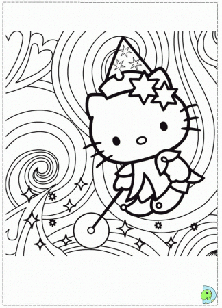 Hello Kitty star Coloring page « Printable Coloring Pages