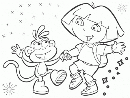 Title Dora Boots Play Free Download Coloring Pages Sweet 223180 