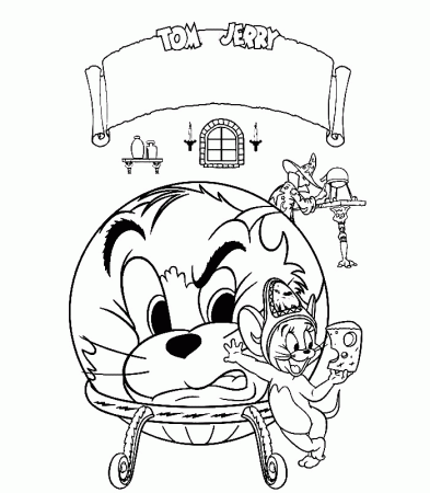 Tom and Jerry color page | Coloring Pages