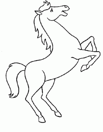horse coloring pages 2 - smilecoloring.com