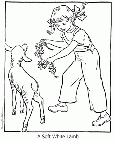 Free Easter coloring pages - 013