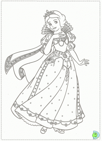 Christmas princesses Colouring Pages (page 3)