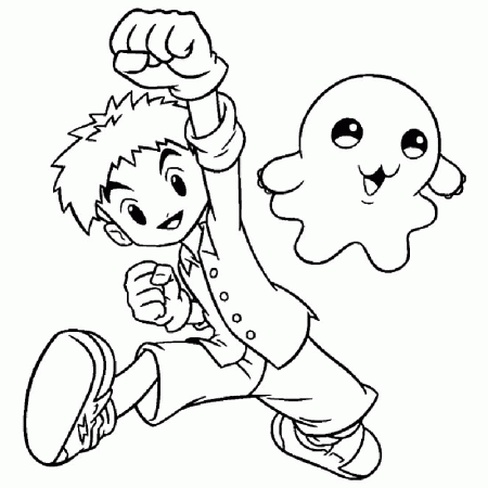 Digimon Coloring Pages for Kids- Free Printable Coloring Sheets
