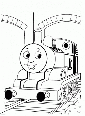 Smile Of Thomas The Train Coloring Pages - Thomas And Friends 