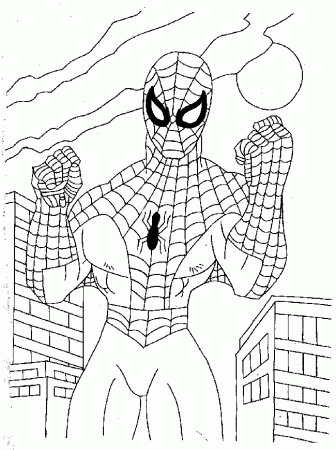 spiderman symbol Colouring Pages (page 2)