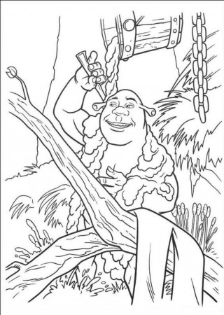 Free Printable Shrek Coloring Pages For Kids | coloring pages
