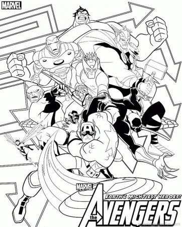 Avengers | Free Printable Coloring Pages