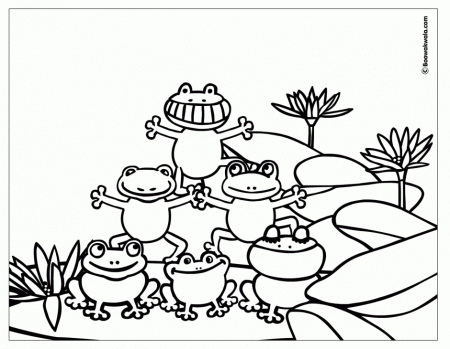 Pond Animal Coloring Pages Printable Coloring Sheet 99Coloring Com 