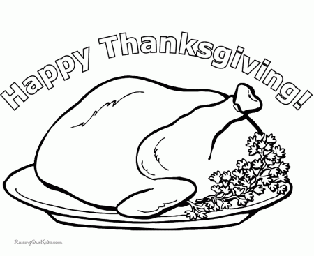 Coloring Pages to print for a Happy Thanksgiving 008