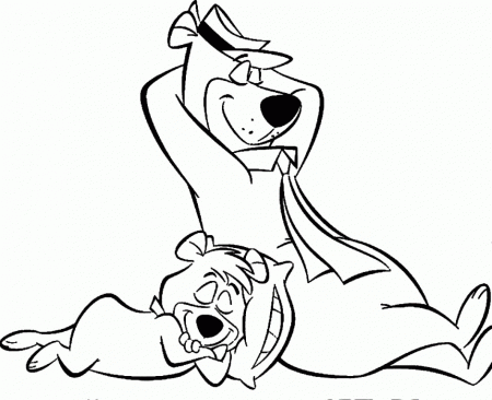 Download Boo Boo Bear And Yogi Bear Best Friend Forever Coloring 
