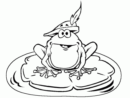cartoon frogs Colouring Pages (page 2)