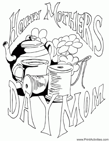 Mothers Day Coloring Pages For Kids | Free coloring pages