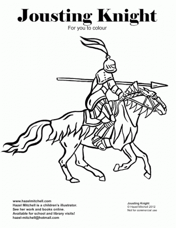 Knight Coloring Pages For Kids