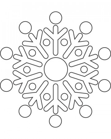 Coloring Pages Of Snowflakes 152 | Free Printable Coloring Pages
