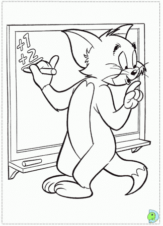 Tom And Jerry Coloring Page