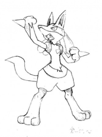 Lucario Coloring Pages Coloring Book Area Best Source For 150807 
