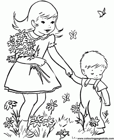 Free Spring Coloring Pages | Free coloring pages