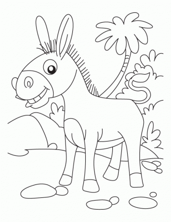 Me! The smartest donkey coloring pages | Download Free Me! The 
