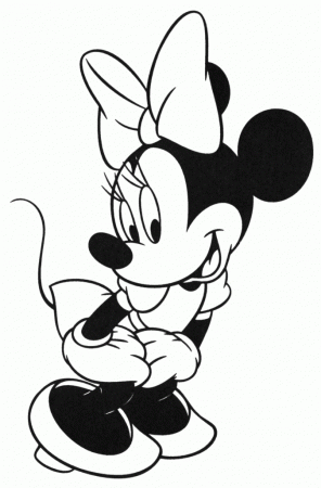 minnie mouse coloring pages for kids | Free Coloring Pages