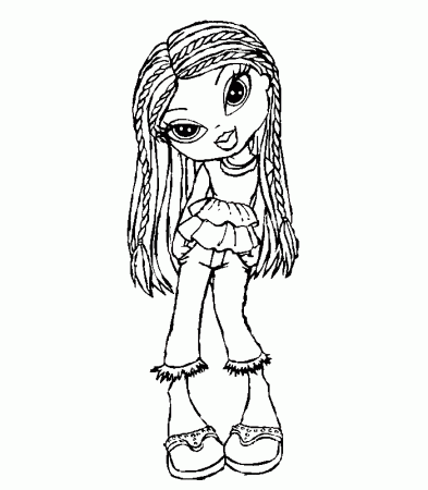 Bratz Coloring Sheets For Kids Funny Picturesfunnypic4u Com