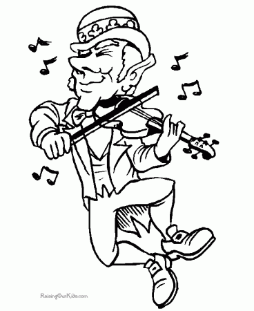 Colouring book Coloring pages » Leprechaun coloring pages @ PicturesHD