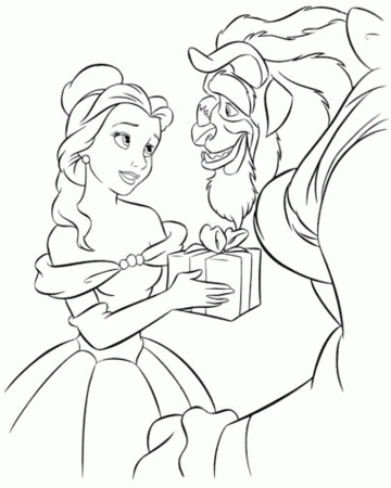 printable-coloring-area-beauty-and-the-beast-bella-giving-a-gift 