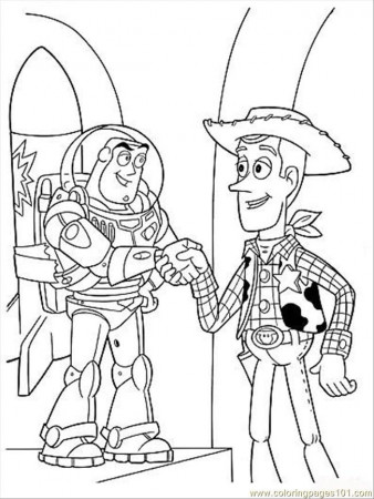 Coloring Pages Buzz Lightyear Coloring Page (Entertainment > Toys 