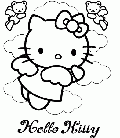 Dessins de Hello Kitty à colorier