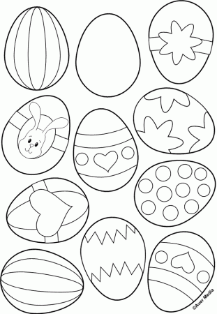 Easter Egg Cut Cake Ideas and Designs