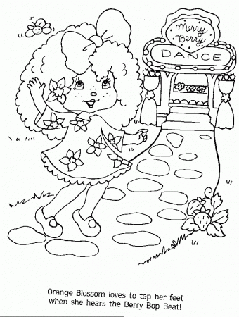 Strawberry Shortcake Coloring Book - Berry Best Friends 1991 @ Toy 