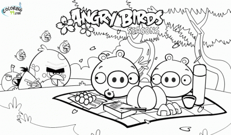 Inspirational Angry Birds Season Coloring Pages | Laptopezine.