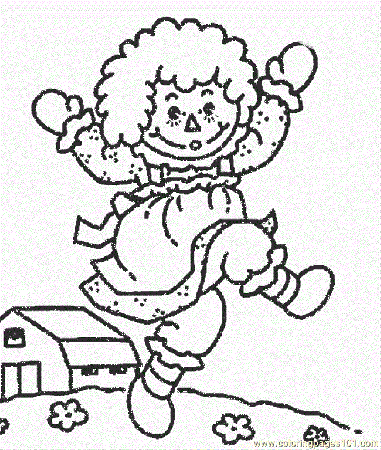 Coloring Pages Raggedy Ann and Andy (Cartoons > Raggedy Ann 