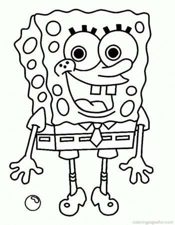 Spongebob Squarepants Coloring Pages 4 92230 High Definition 