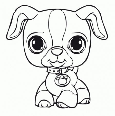Dog Littlest pet Shop Coloring pages | Color Printing|Sonic 