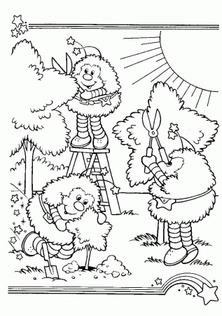 rainbow bright Colouring Pages (page 2)
