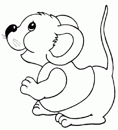 Mouse & Rat Coloring Pages 4 | Free Printable Coloring Pages 