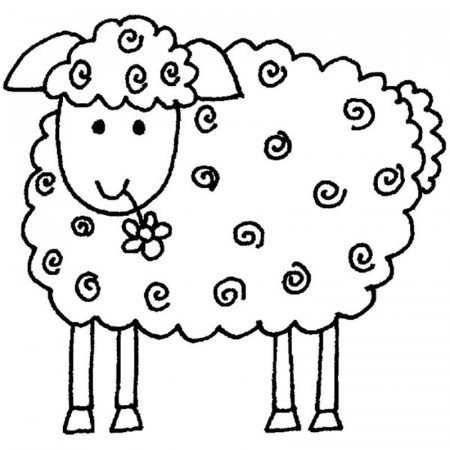Personal Impressions Curly Sheep Rubber Stamp | Hobbycraft