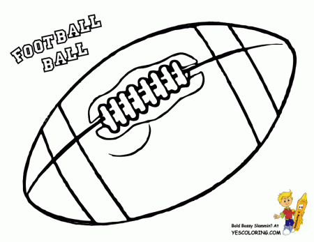 Football Coloring | Free | Quarterback| Coloring Page of Football 