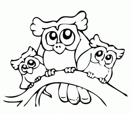 Download Coloring Pages Of Owl Babies Or Print Coloring Pages Of 
