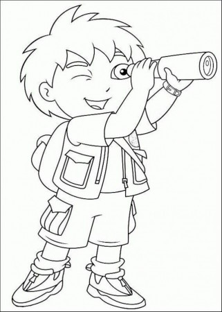 Diego Coloring Pages To Print Printable Diego Coloring Pages For 