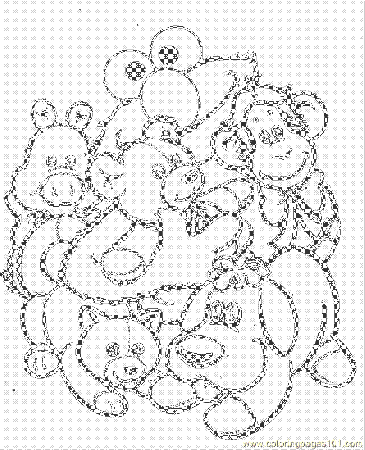 stuffed toys Colouring Pages