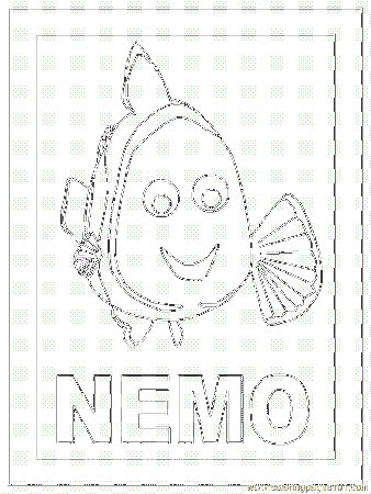 Coloring Pages Finding Nemo12 (9) (Cartoons > Finding Nemo) - free 