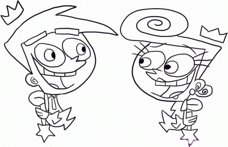 Fairly Odd Parents Coloring Picture